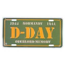 Plaque de véhicule, D-Day Overlord Memory