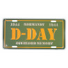D-Day Overlord Memory, Vehicle Plate