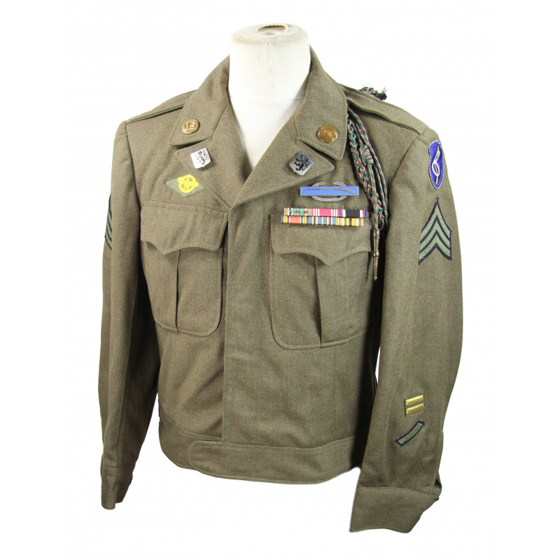 Blouson Ike, Sergeant, 28th Inf. Reg., 8th Inf. Div. Blouson Ike, Sergeant, 28th Inf. Reg., 8th Inf. Div.