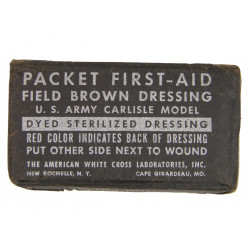 Packet First-Aid, Field Brown Dressing, Carlisle Model