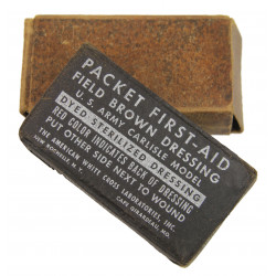 Packet First-Aid, Field Brown Dressing, Carlisle Model