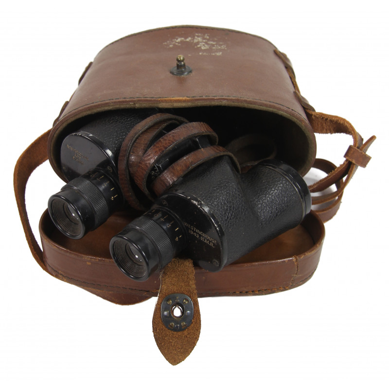 Binoculars, 6x30, and carrying case, 1943, Westinghouse Binoculars, 6x30, and carrying case, 1943, Westinghouse