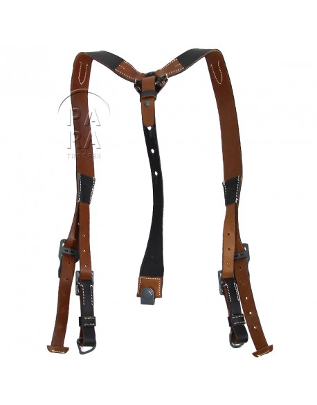 Brelage lourd allemand, cuir, luxe