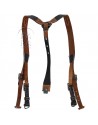 Brelage lourd allemand, cuir, luxe