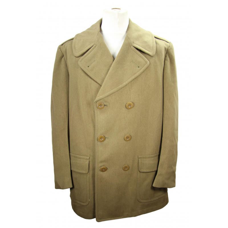 Overcoat, Short, Officer's, 44L, 1942, Named Overcoat, Short, Officer's, 44L, 1942, Named