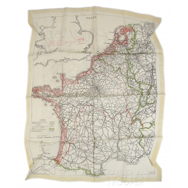 Map, Silk, Escape, MI9 Map, Silk, Escape, MI9