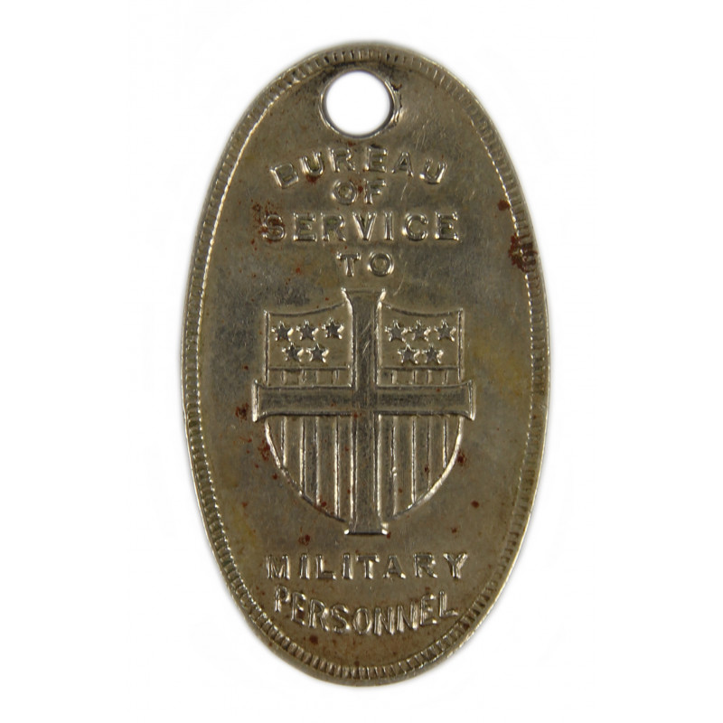 Médaillon religieux, National Lutheran Council, dog tags Médaillon religieux, National Lutheran Council, dog tags