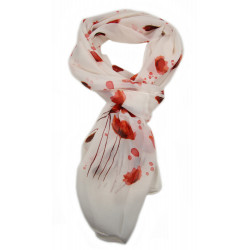 Foulard coquelicots