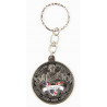 Porte-clés Victory, rond, couleur argent Porte-clés Victory, rond, couleur argent