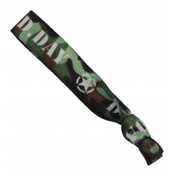 Bracelet en élastique, camouflé