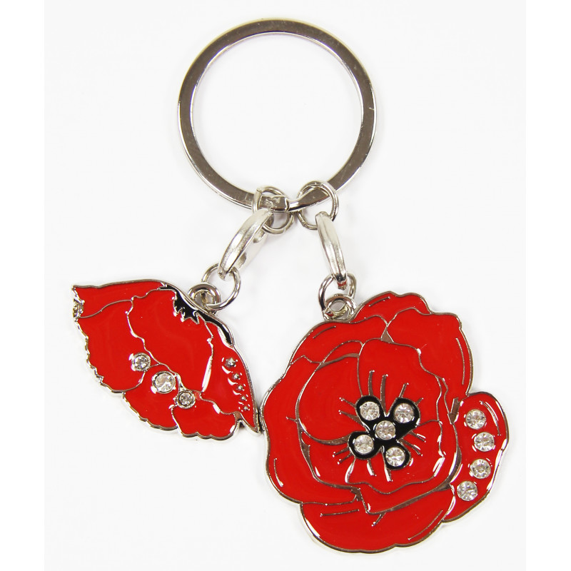 Key Chain, Charms, Poppy