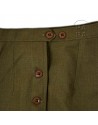 Pantalon, en laine moutarde, femme
