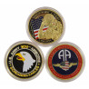 Box, 3 coins, commemoratives