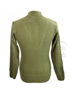 Sweater, High neck, Wool, 5 buttons