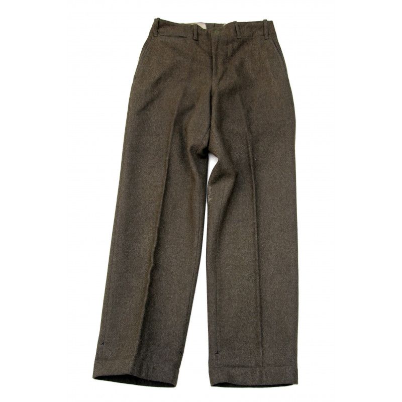 Trousers, Wool, Serge, OD, 1935