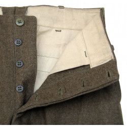 Trousers, Wool, Serge, OD, 1935