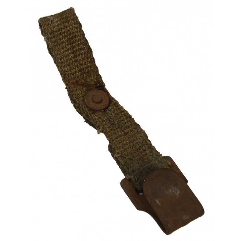 Petite sangle en toile pour masque à gaz allemand Petite sangle en toile pour masque à gaz allemand