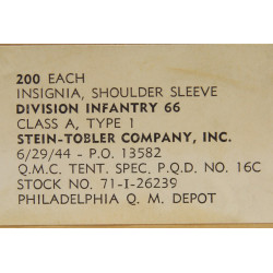 Insigne 66e Division d'Infanterie, 1944