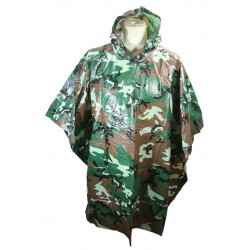 Poncho, Vinyl, Camouflaged