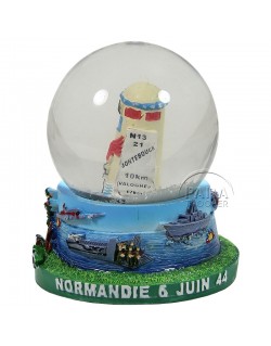 Boule à neige, borne de la liberté, grand modèle