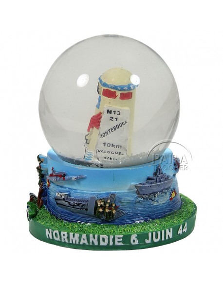 Boule à neige, borne de la liberté, grand modèle