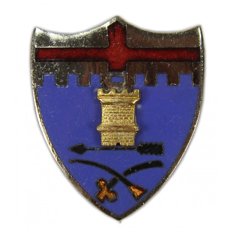 Crest, 11th Inf. Rgt., 5th Infantry Division, Vanguard, New York Crest, 11th Inf. Rgt., 5th Infantry Division, Vanguard, New York