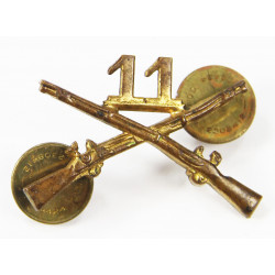Insignia, Collar, Officer, 11th IR, 5th Infantry Division