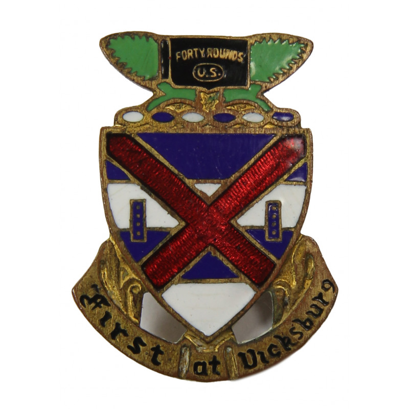 Crest, 13th Inf. Rgt., 8th Infantry Division, B. Hecker N.Y.