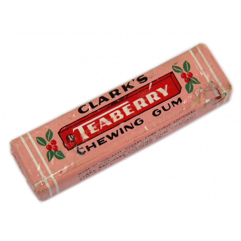 Chewing-gum, Clark's, Teaberry, pack Chewing-gum, Clark's, Teaberry, pack