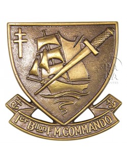 Cap badge, N° 4 Commando