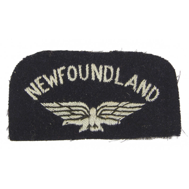 Insigne d'épaule, Newfoundland, Royal Air Force, RAF Insigne d'épaule, Newfoundland, Royal Air Force, RAF