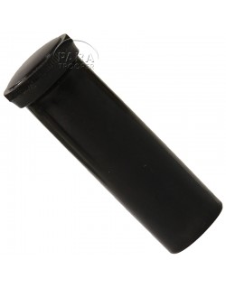 Vial, Hard Rubber, ½ Oz., Black