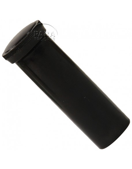 Vial, Hard Rubber, ½ Oz., Black Vial, Hard Rubber, ½ Oz., Black