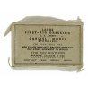 First-aid dressing, US Army, Large, Bay Division