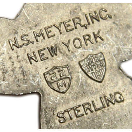 Colonel rank insignia, pair, Sterling