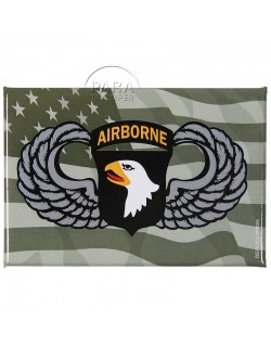 Magnet, black, 101st airborne