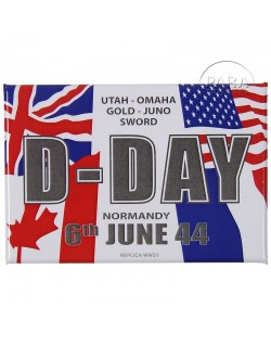 Magnet, D-Day Flags