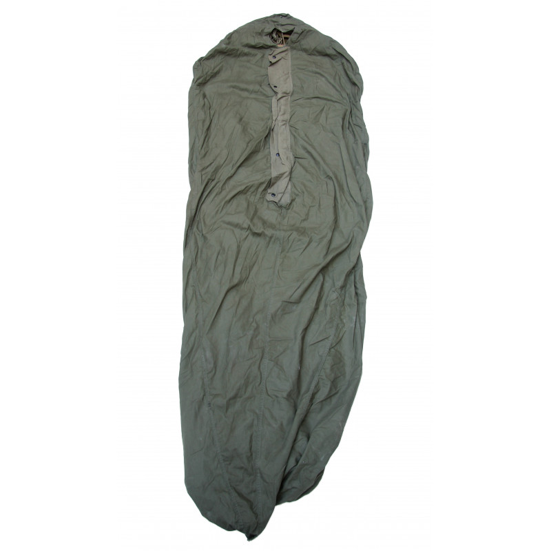 Bag, sleeping, wool + cover, 1944 Bag, sleeping, wool + cover, 1944