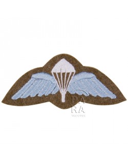 Brevet de parachutiste britannique, tissu