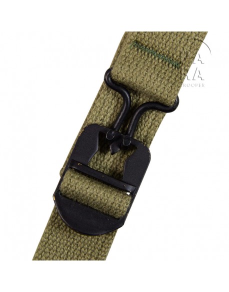 Jugulaires en toile pour casque demi-lune de parachutiste